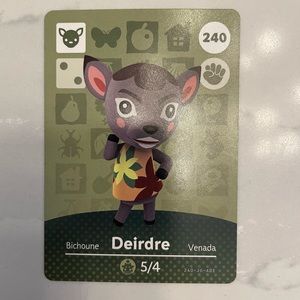 Animal Crossing New Horizon Amiibo - Deirdre